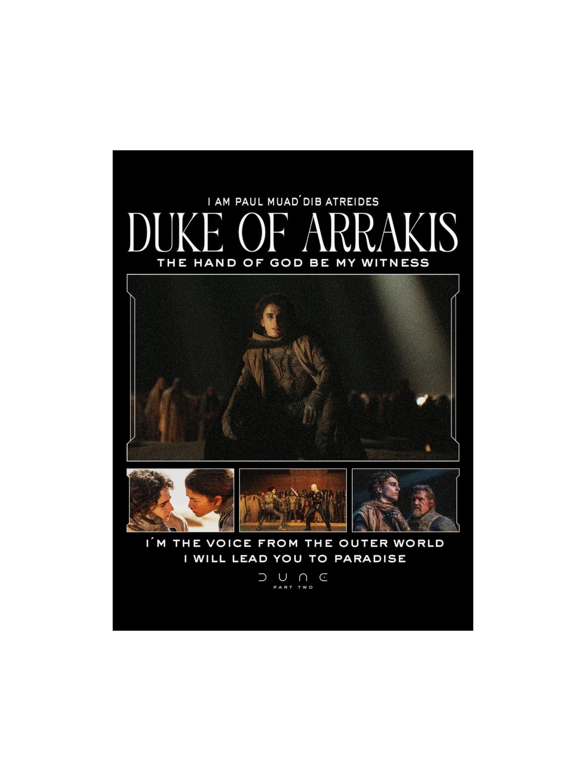 DUNE PART TWO: Duke of Arrakis Print