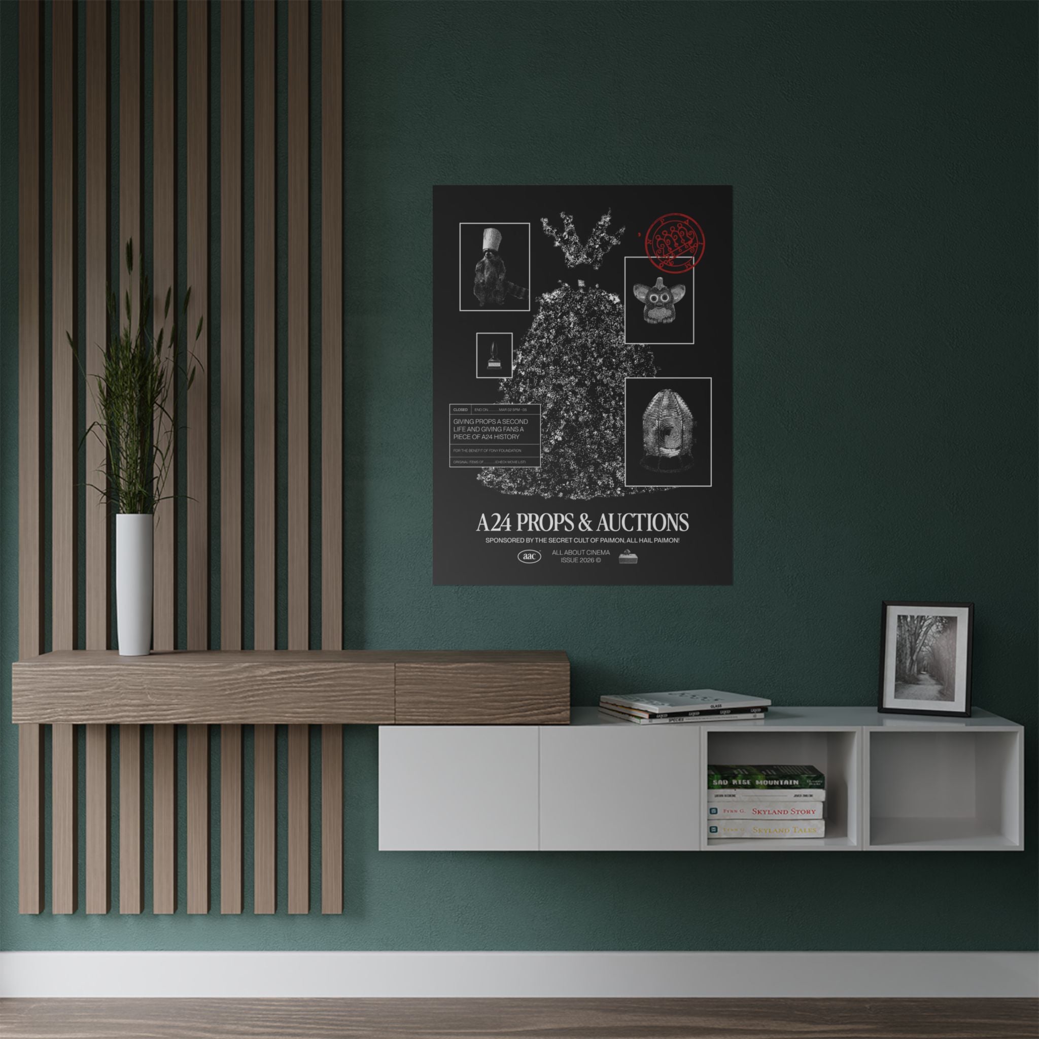 A24 PROPS & AUCTIONS Black Print