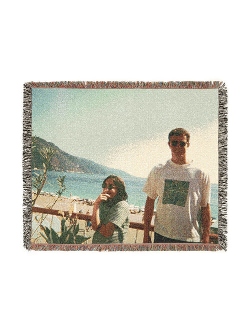 Aftersun Holiday Postcard Woven Blanket
