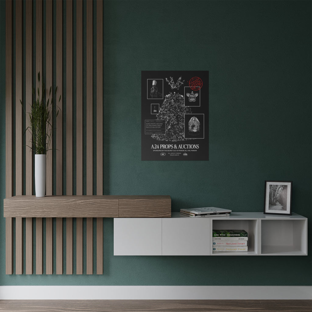 A24 PROPS & AUCTIONS Black Print