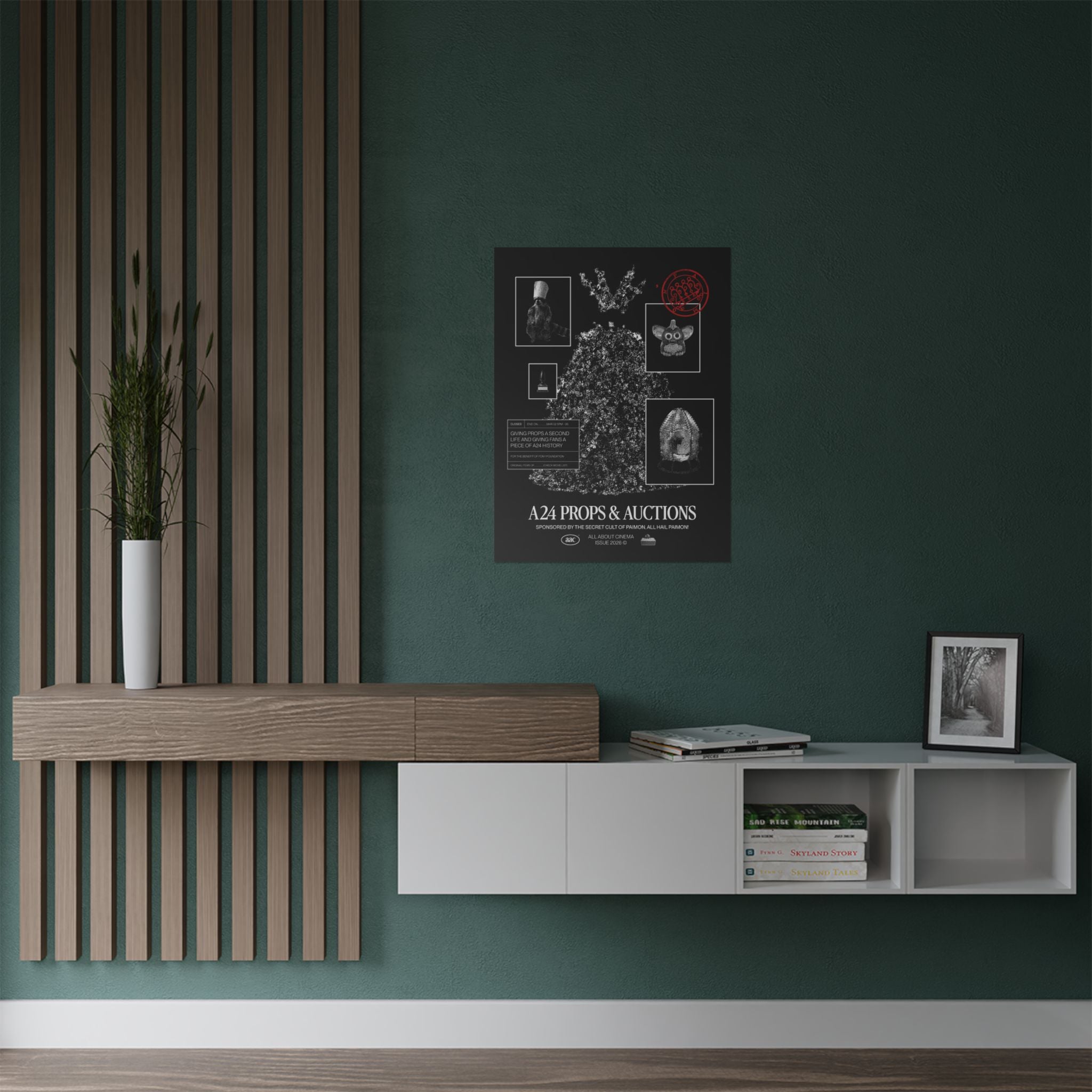 A24 PROPS & AUCTIONS Black Print
