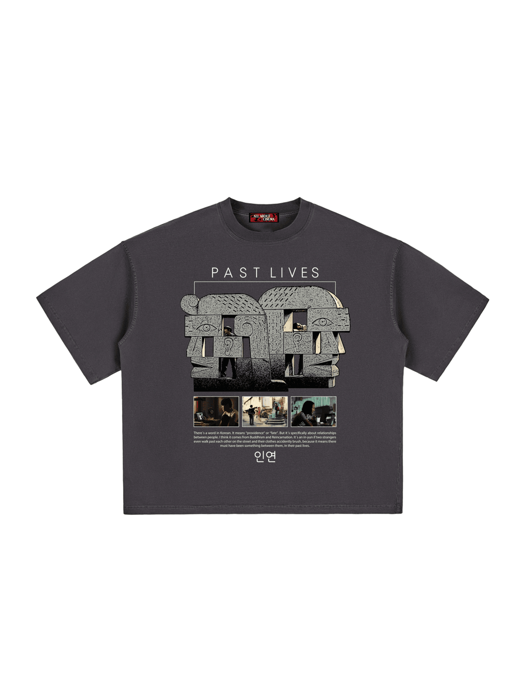 PAST LIVES Unisex Boxy Graphic Tee