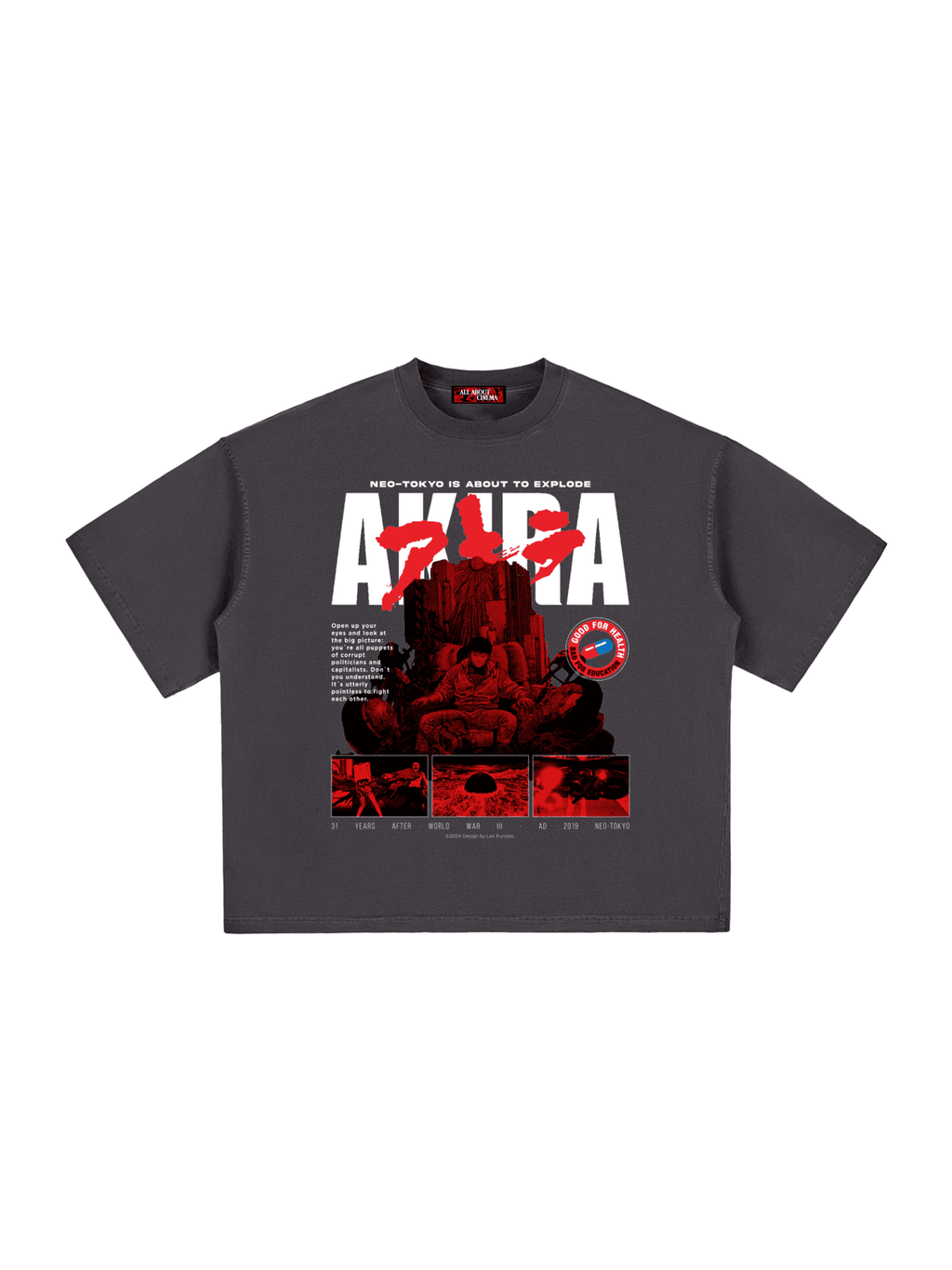 AKIRA Unisex Boxy Graphic Tee