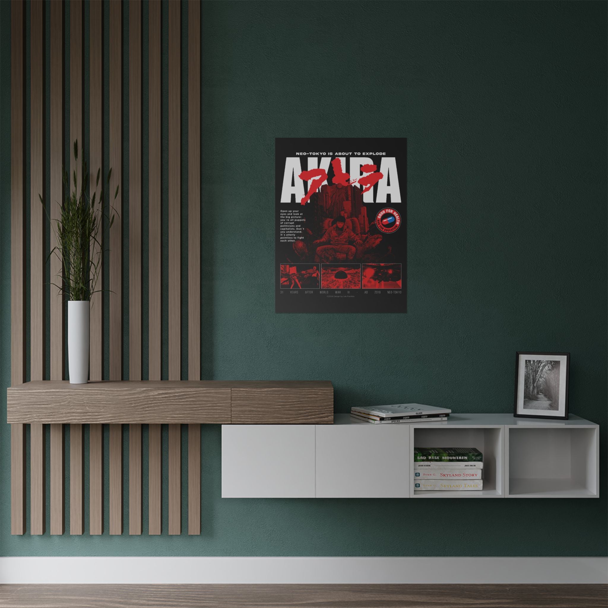 AKIRA Neo-Tokyo is about to explode Print