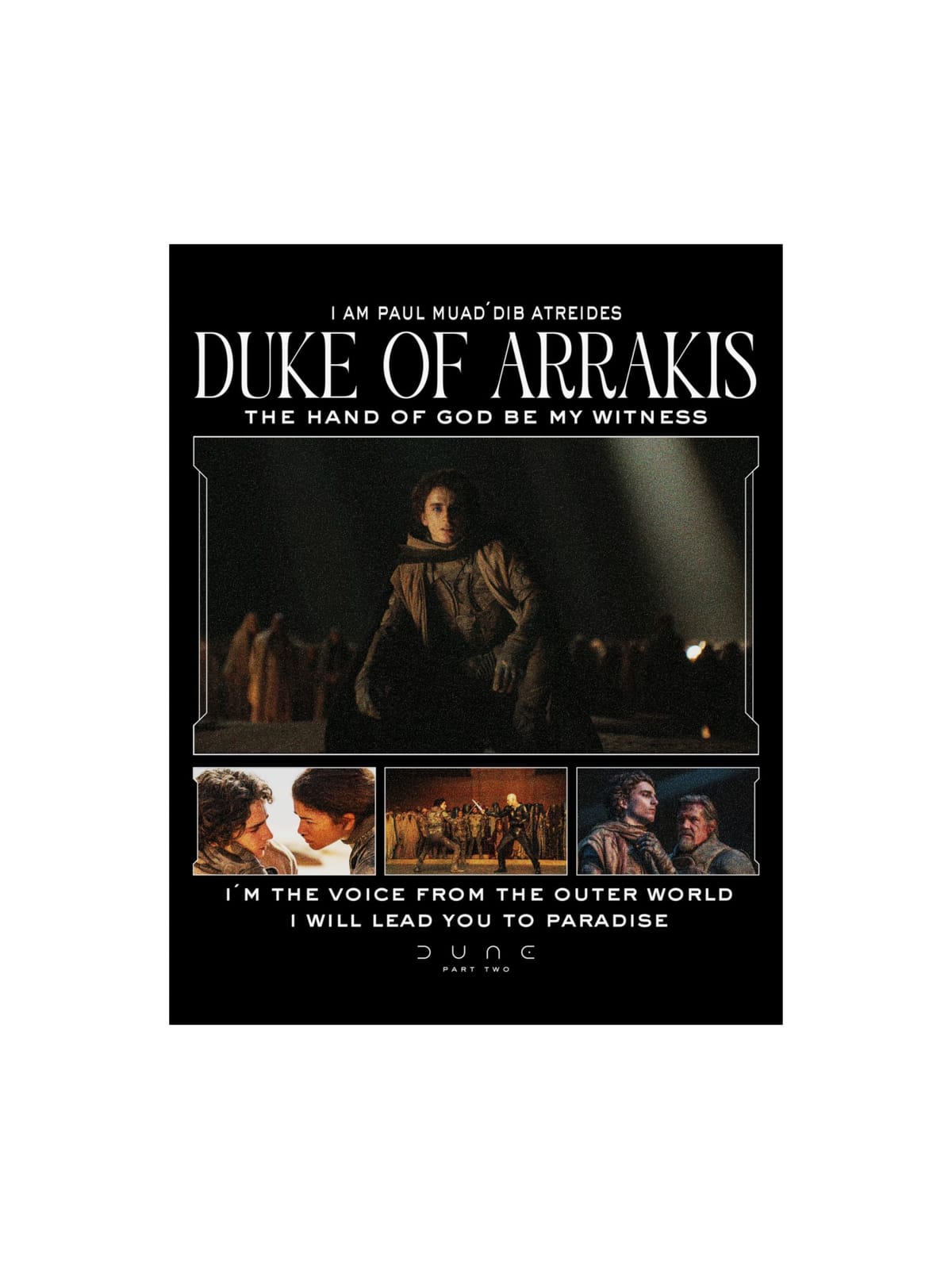 DUNE PART TWO: Duke of Arrakis Print