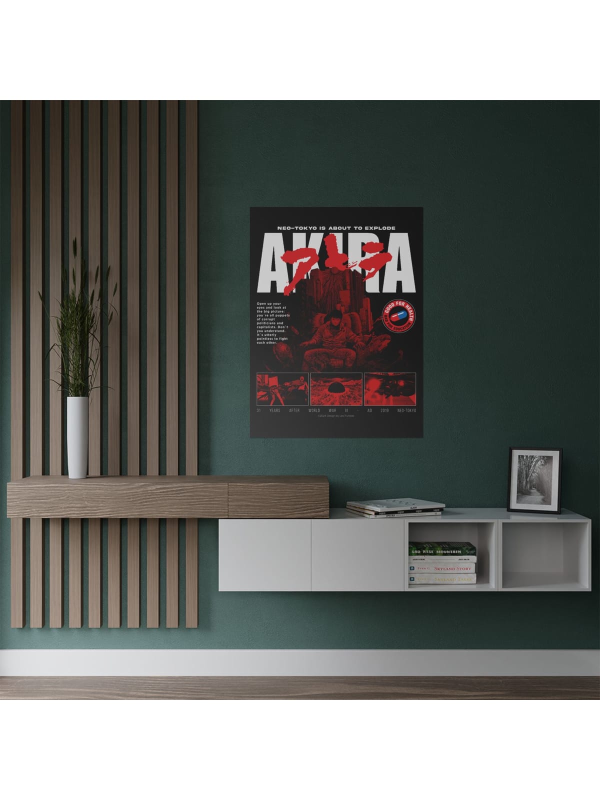 AKIRA Neo-Tokyo is about to explode Print