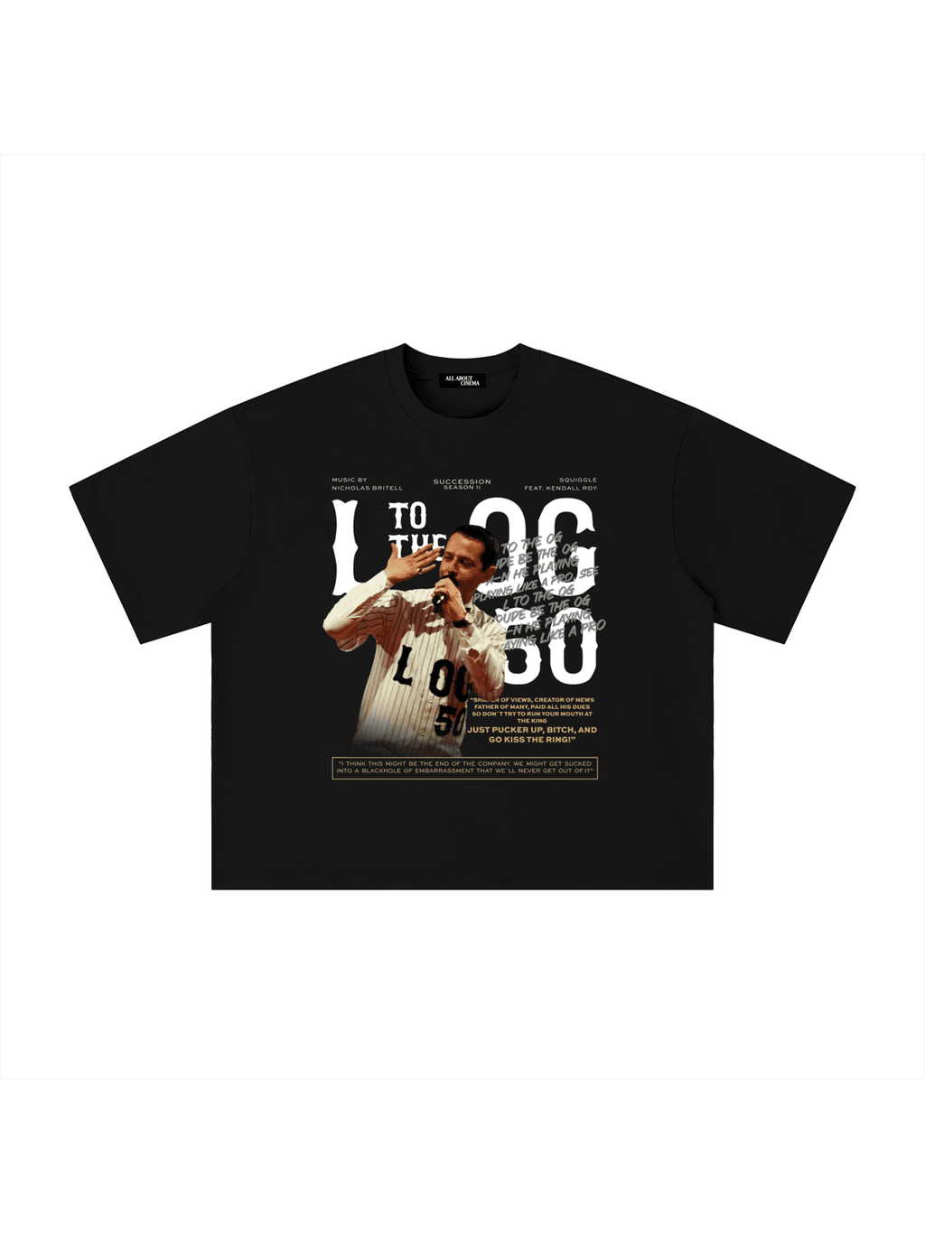 SUCCESSION L TO THE OG Unisex Boxy Oversized T-Shirt
