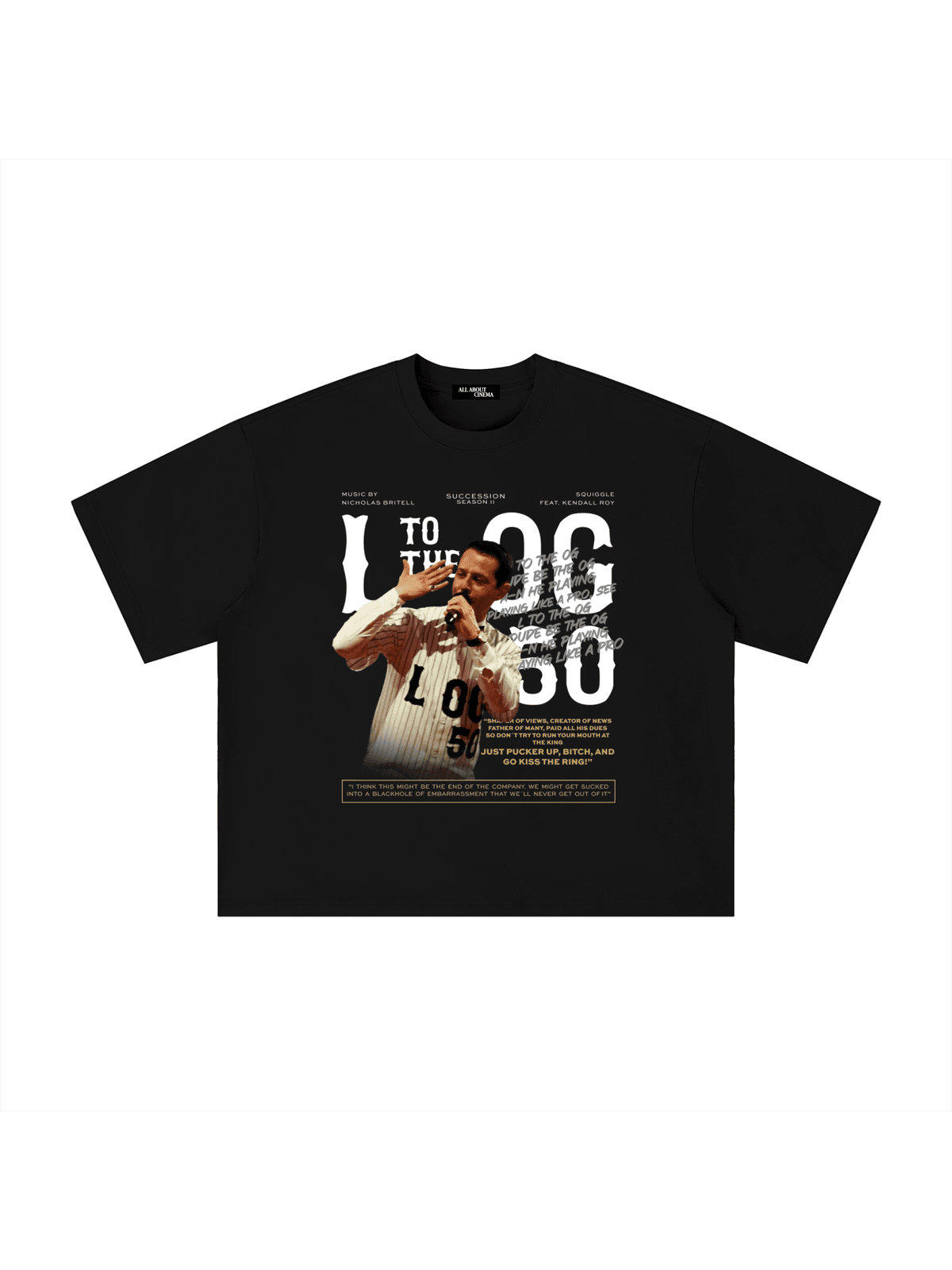 SUCCESSION L TO THE OG Unisex Boxy Oversized T-Shirt