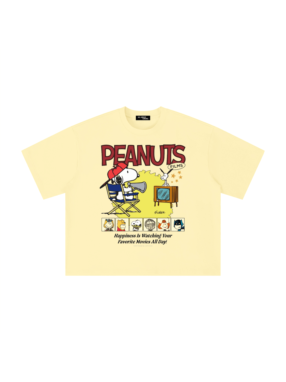 PEANUTS FILMS Unisex Boxy Graphic Tee